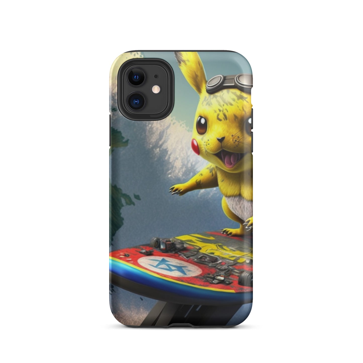 Punk Core Pikachu Surfer iPhone Case