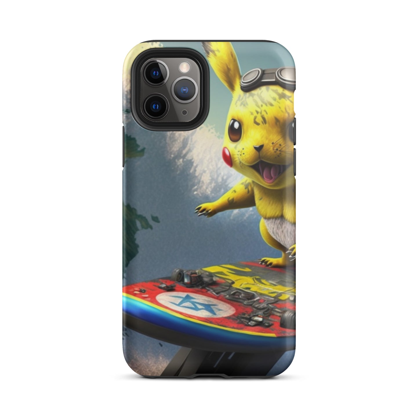 Punk Core Pikachu Surfer iPhone Case