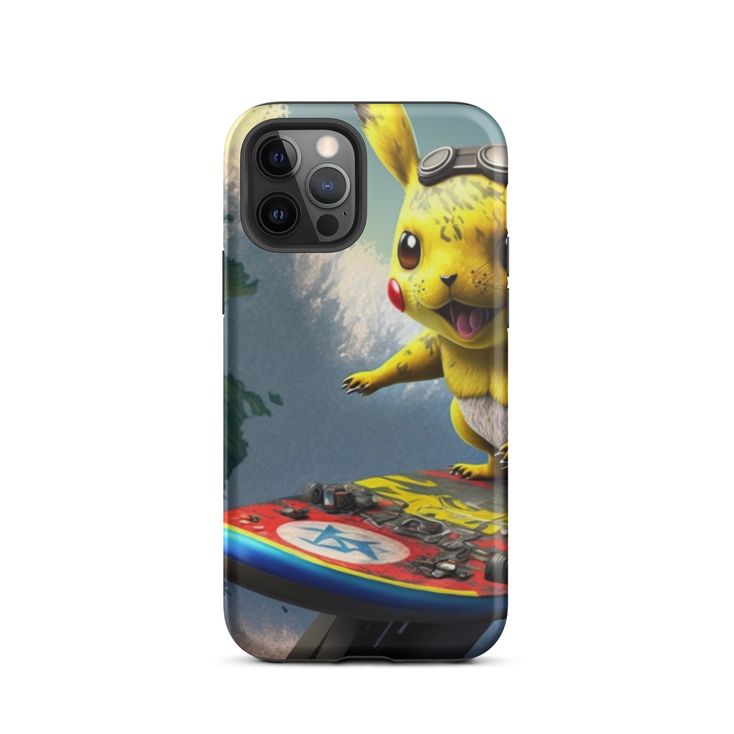 Punk Core Pikachu Surfer iPhone Case