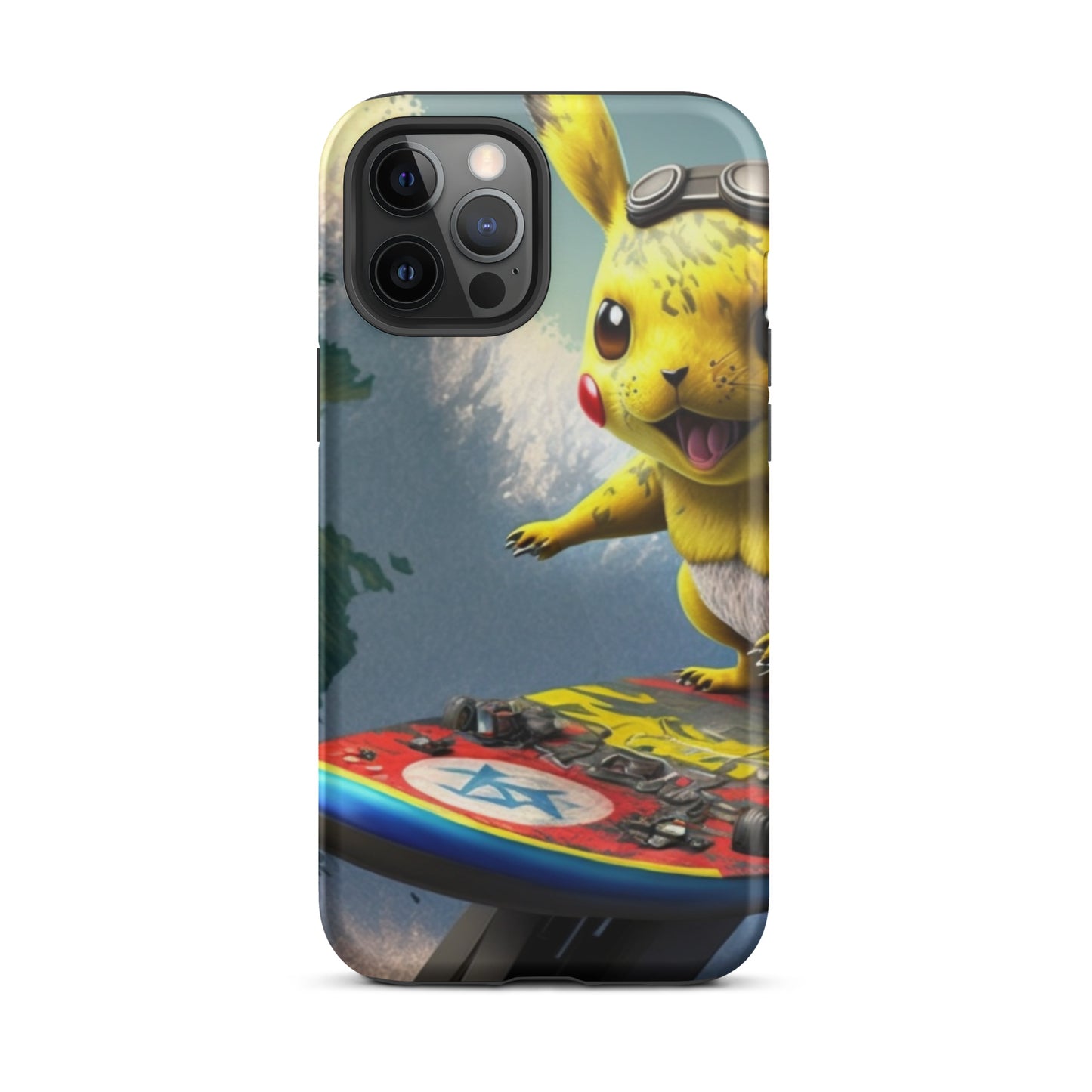 Punk Core Pikachu Surfer iPhone Case