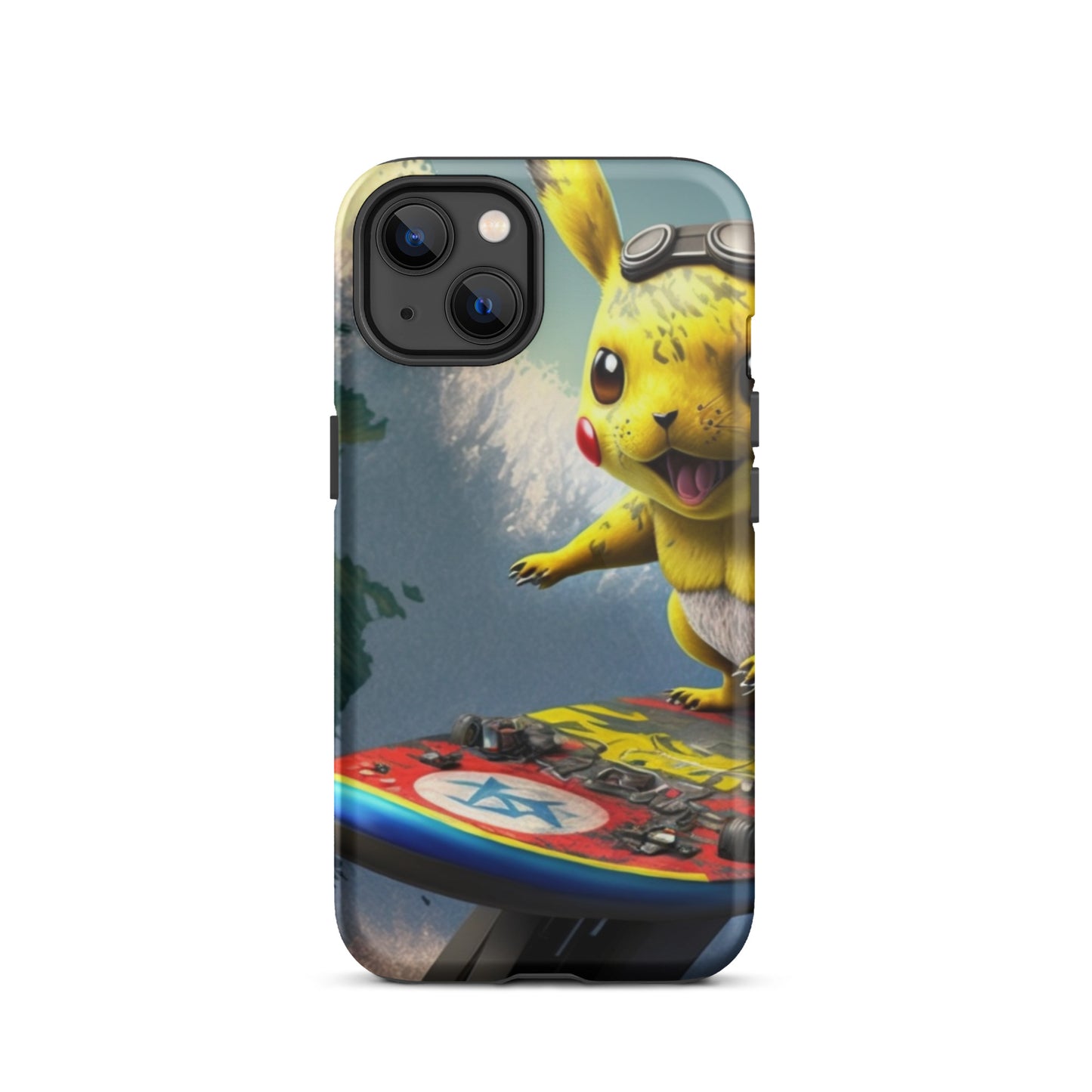 Punk Core Pikachu Surfer iPhone Case