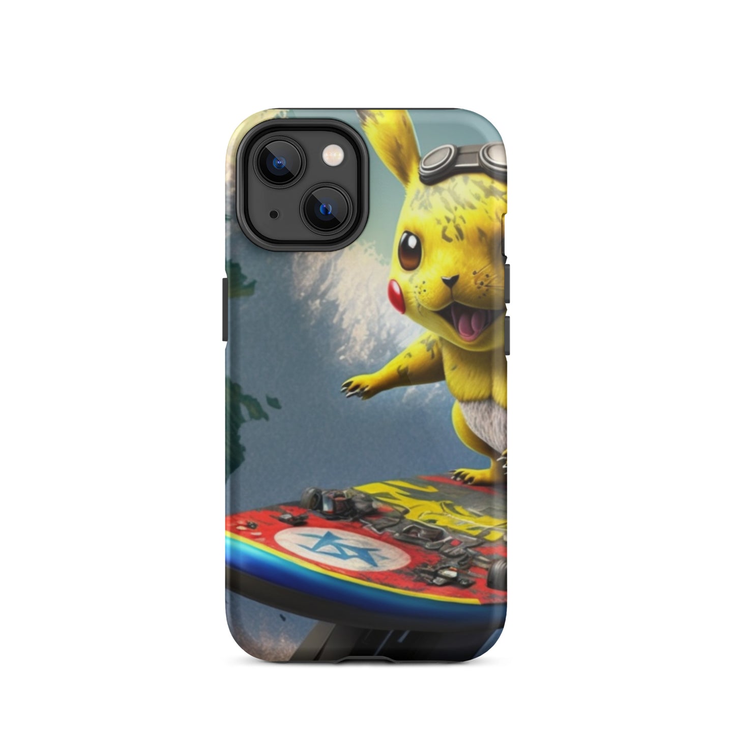 Punk Core Pikachu Surfer iPhone Case