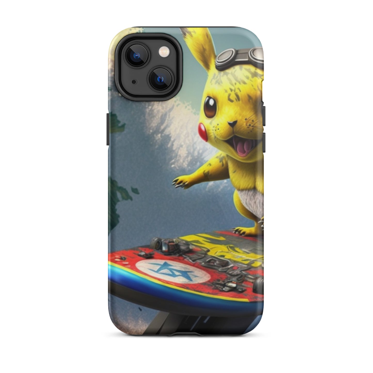 Punk Core Pikachu Surfer iPhone Case