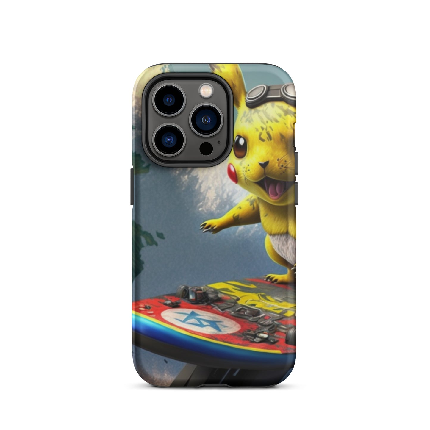 Punk Core Pikachu Surfer iPhone Case