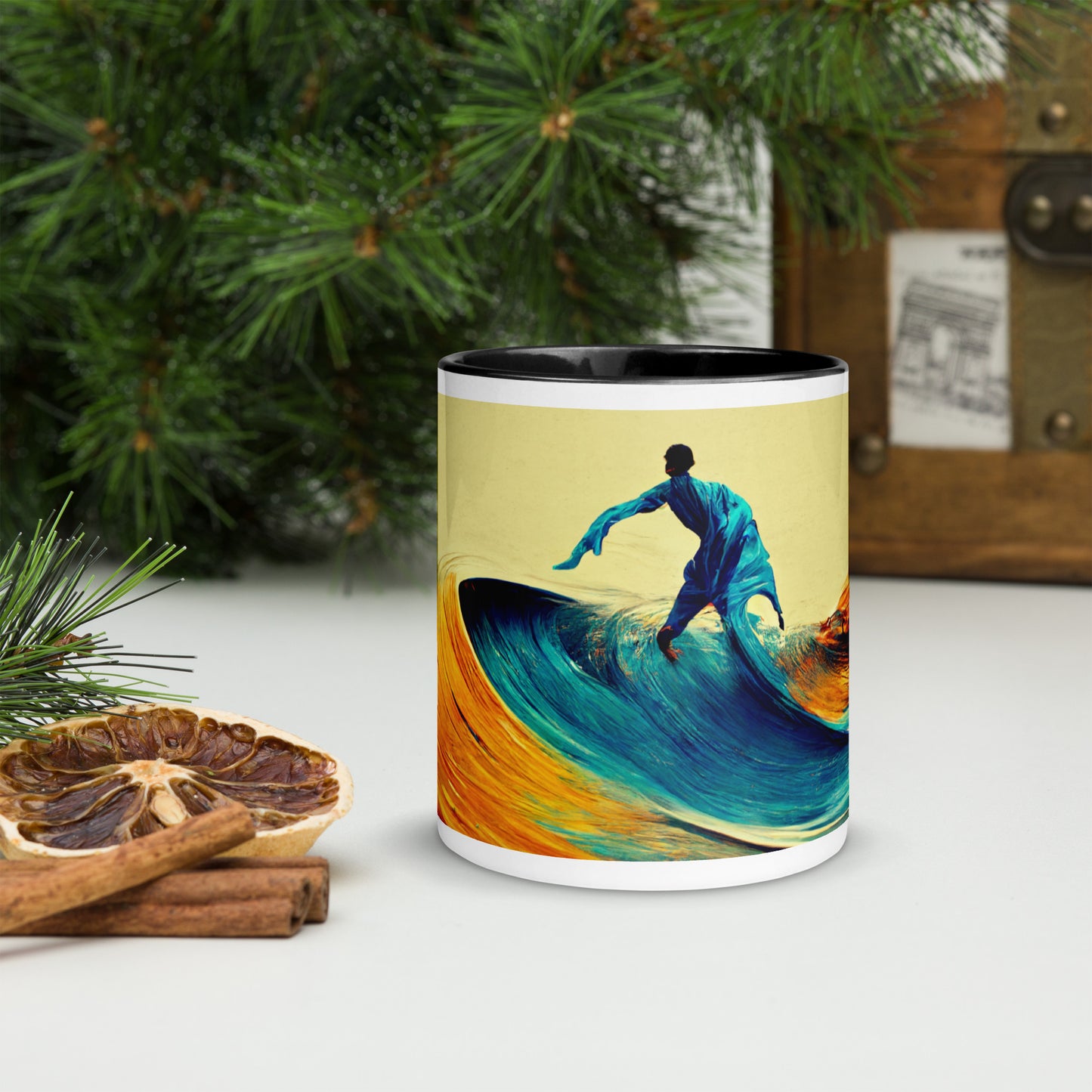 Painter Surfer Coffee Mug
