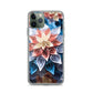 Vibrant Flower iPhone Phone Case (All Models) — iPhone 11 Pro case mockup, on phone