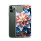 Vibrant Flower iPhone Phone Case (All Models) — iPhone 11 Pro case mockup, with phone