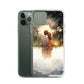 Water Colour Couple Phone Case for iPhone® — iPhone 11 Pro case mockup, with phone
