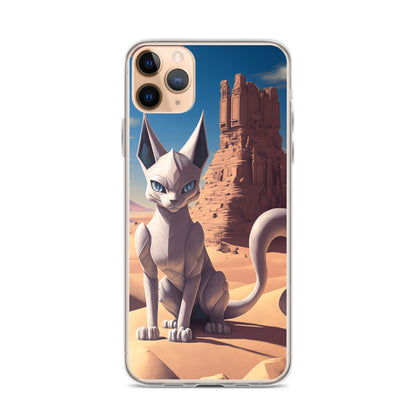 Egyptian Case iPhone & Android Phone Case — iPhone 11 Pro Max case mockup, on phone