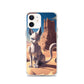 Egyptian Case iPhone & Android Phone Case — iPhone 12 case mockup, on phone