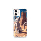 Egyptian Case iPhone & Android Phone Case — iPhone 12 mini case mockup, on phone