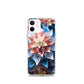 Vibrant Flower iPhone Phone Case (All Models) — iPhone 12 mini case mockup, on phone