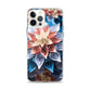 Vibrant Flower iPhone Phone Case (All Models) — iPhone 12 Pro Max case mockup, on phone