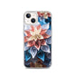 Vibrant Flower iPhone Phone Case (All Models) — iPhone 13 case mockup, on phone