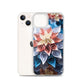 Vibrant Flower iPhone Phone Case (All Models) — iPhone 13 case mockup, with phone