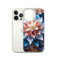 Vibrant Flower iPhone Phone Case (All Models) — iPhone 13 Pro case mockup, with phone