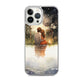 Water Colour Couple Phone Case for iPhone® — iPhone 13 Pro Max case mockup, on phone