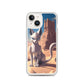 Egyptian Case iPhone & Android Phone Case — iPhone 14 case mockup, on phone