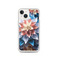 Vibrant Flower iPhone Phone Case (All Models) — iPhone 14 case mockup, on phone