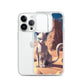 Egyptian Case iPhone & Android Phone Case — iPhone 14 Pro case mockup, with phone