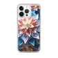 Vibrant Flower iPhone Phone Case (All Models) — iPhone 14 Pro Max case mockup, on phone