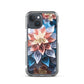 Vibrant Flower iPhone Phone Case (All Models) — iPhone 15 case mockup, on phone