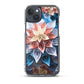 Vibrant Flower iPhone Phone Case (All Models) — iPhone 15 Plus case mockup, on phone