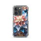 Vibrant Flower iPhone Phone Case (All Models) — iPhone 15 Pro case mockup, on phone
