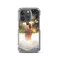 Water Colour Couple Phone Case for iPhone® — iPhone 15 Pro case mockup, on phone