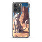 Egyptian Case iPhone & Android Phone Case — iPhone 15 Pro Max case mockup, on phone