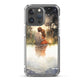 Water Colour Couple Phone Case for iPhone® — iPhone 15 Pro Max case mockup, on phone