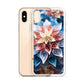 Vibrant Flower iPhone Phone Case (All Models) — iPhone X / XS case mockup, with phone