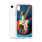 Abstract Guitar Phone Case for iPhone (All Models) — iPhone xr case mockup, with phone
