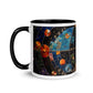 Cosmic Hyperbolic Tessellation Mug with Color Inside