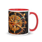 Cosmic Hyperbolic Tessellation Mug with Color Inside