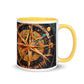 Cosmic Hyperbolic Tessellation Mug with Color Inside