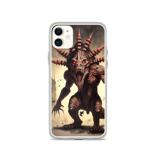 Titanic Dino iPhone Case — iPhone 11 case mockup, on phone