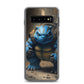 Blast Turtle Samsung Phone Case — Samsung Galaxy S10 case mockup, on phone