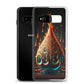 Pheonix Tear Samsung Phone Case — Samsung Galaxy S10 case mockup, with phone