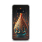 Pheonix Tear Samsung Phone Case — Samsung Galaxy S10E case mockup, on phone