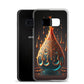 Pheonix Tear Samsung Phone Case — Samsung Galaxy S10E case mockup, with phone