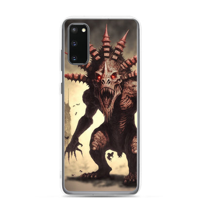 Titanic Dino Samsung Phone Case — Samsung Galaxy S20 case mockup, on phone
