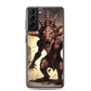 Titanic Dino Samsung Phone Case — Samsung Galaxy S21 PLUS case mockup, on phone