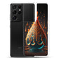 Pheonix Tear Samsung Phone Case — Samsung Galaxy S21 ULTRA case mockup, with phone