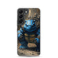 Blast Turtle Samsung Phone Case — Samsung Galaxy S22 case mockup, on phone