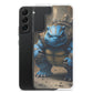Blast Turtle Samsung Phone Case — Samsung Galaxy S22 PLUS case mockup, with phone