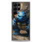 Blast Turtle Samsung Phone Case — Samsung Galaxy S22 ULTRA case mockup, on phone
