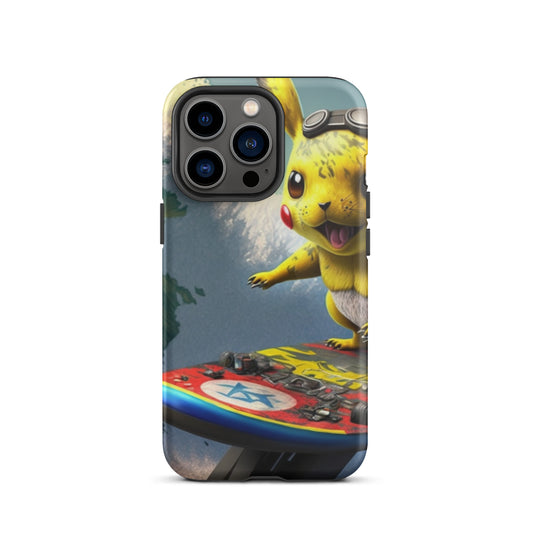 Punk Core Pikachu Surfer iPhone Case