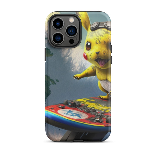 Punk Core Pikachu Surfer iPhone Case